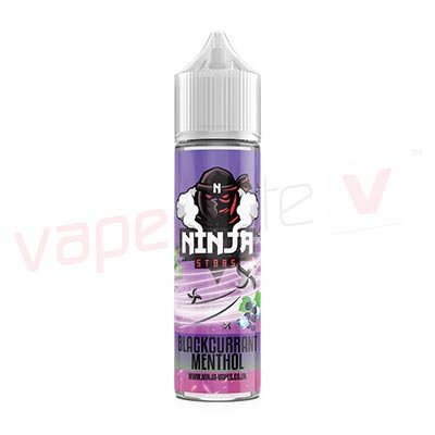Ninja Stars Blackcurrant Menthol 50ml E-Liquid